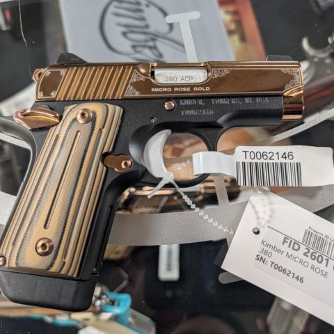 NEW Kimber Micro Rose 380 ACP