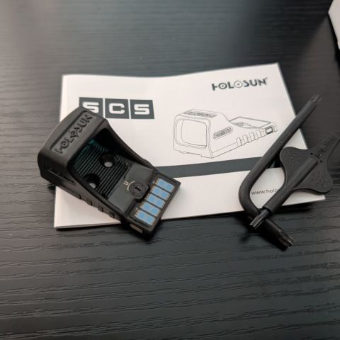 NEW SCS MOS Titanium Green Dot