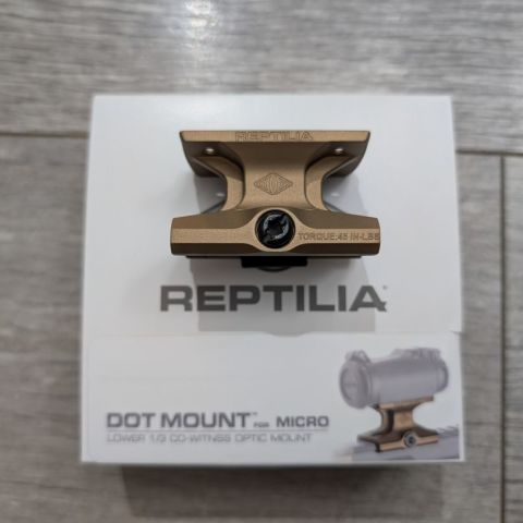 Reptilia Micro T1 T2 Mount FDE