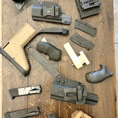 Mags, grips, stocks, holsters