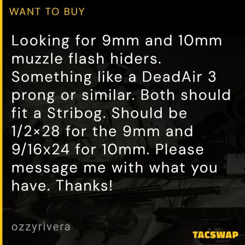 ISO 9mm and 10mm muzzles