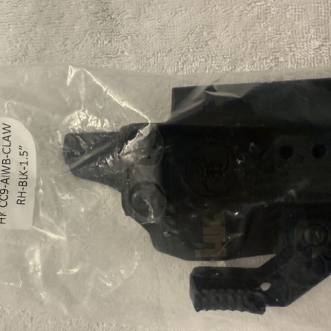 HK CC9 AIWB ANR Holster RH BLK
