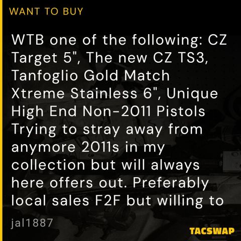 WTB High End Pistols 
