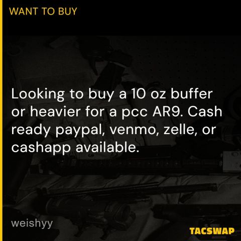 LOOKING FOR 10 OZ BUFFER