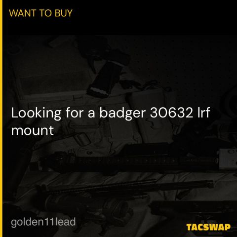 WTB badger 30632 lrf mount