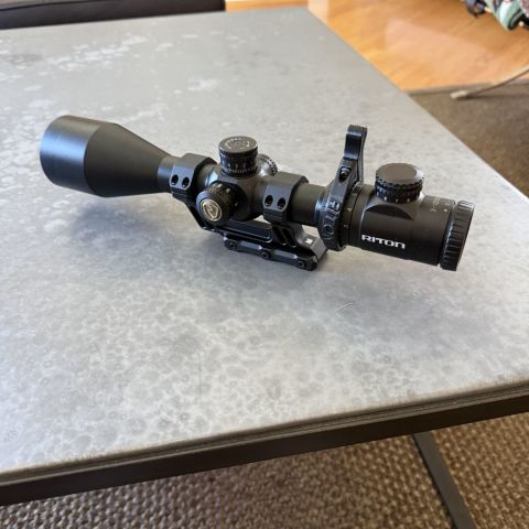 Riton 3x12x56 SFP Scope