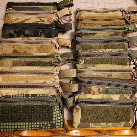 Many little hook pouches!