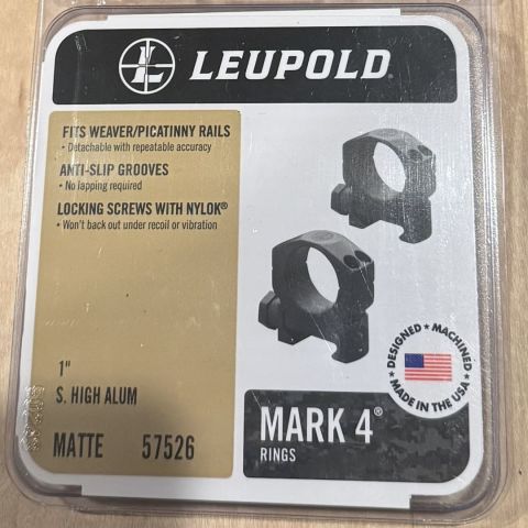 Leupold Mark 4 Rings