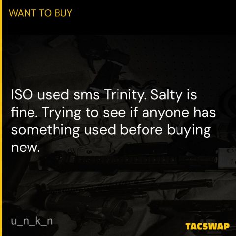 ISO sms Trinity 