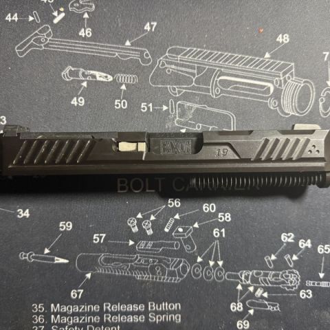 Glock 19 Gen 3 Slide