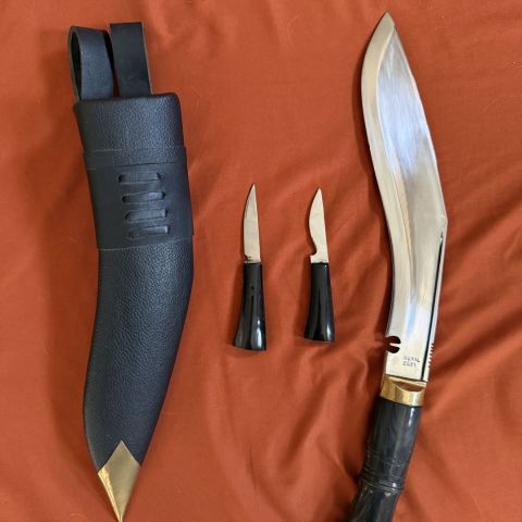 Nepali Kukri and SOG Bowie 2