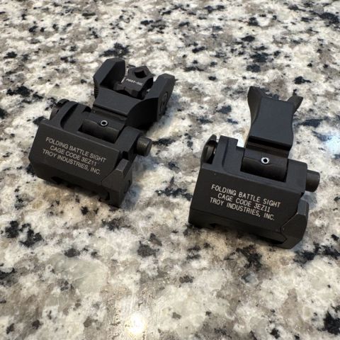 Troy folding sights