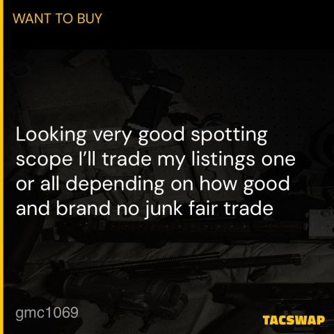 WTT spotting scope