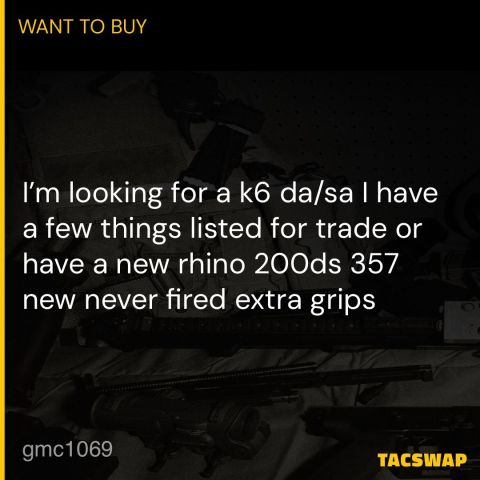 WTT for kimber K6 da/sa