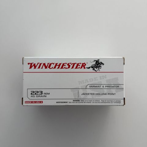 Winchester .223 45gr JHP