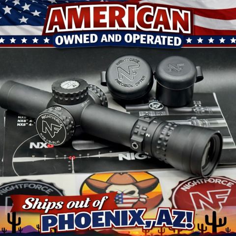 Nightforce NX8 1-8x24mm MRAD