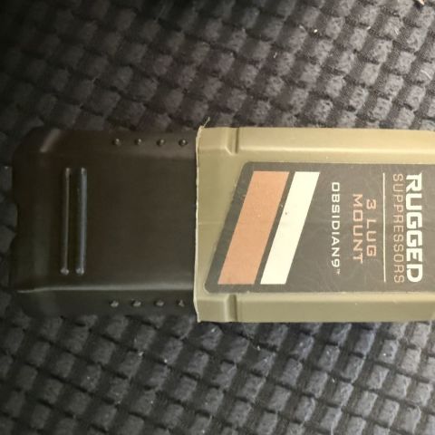 Rugged obsidian 9, 3 lug tri