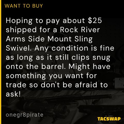 RRA Side Mount Sling Swivel