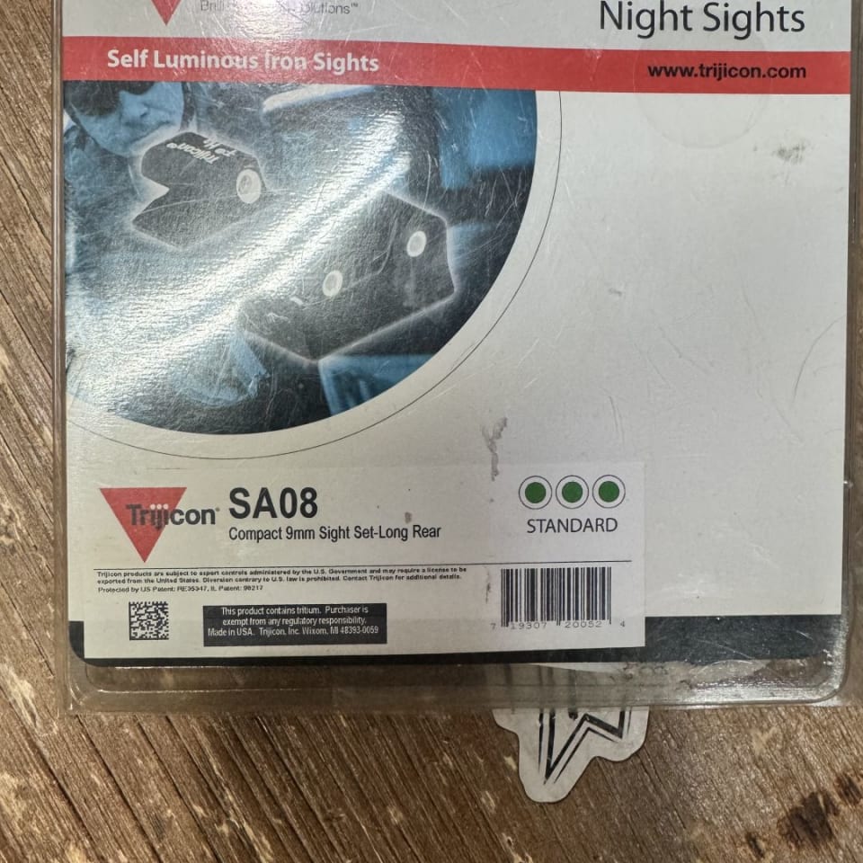 Image 1 - New S&W Trijicon 9mm Sights