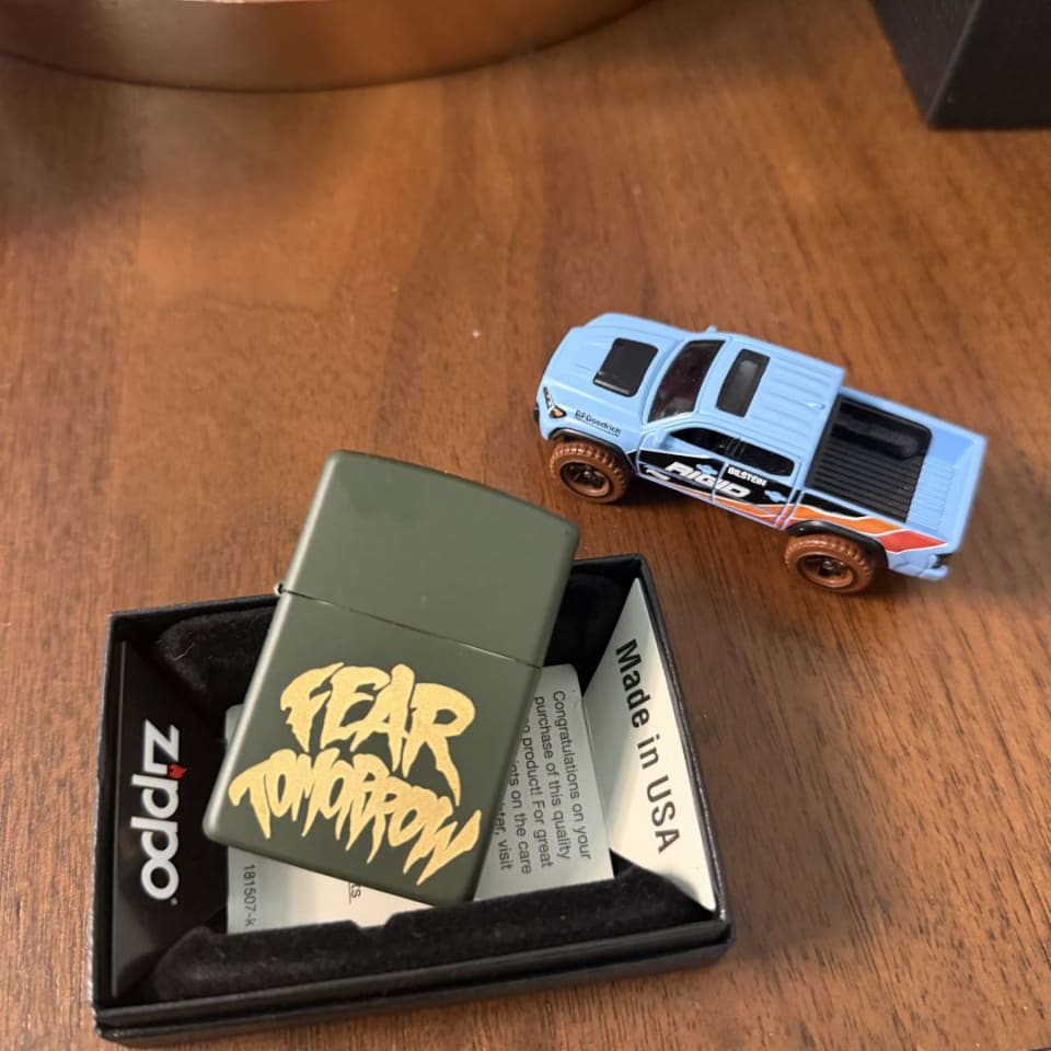 Image 1 - FEAR TOMORROW ZIPPO #21