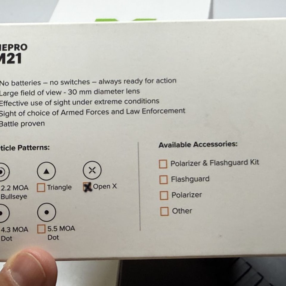 Image 5 - Meprolight m21 open x