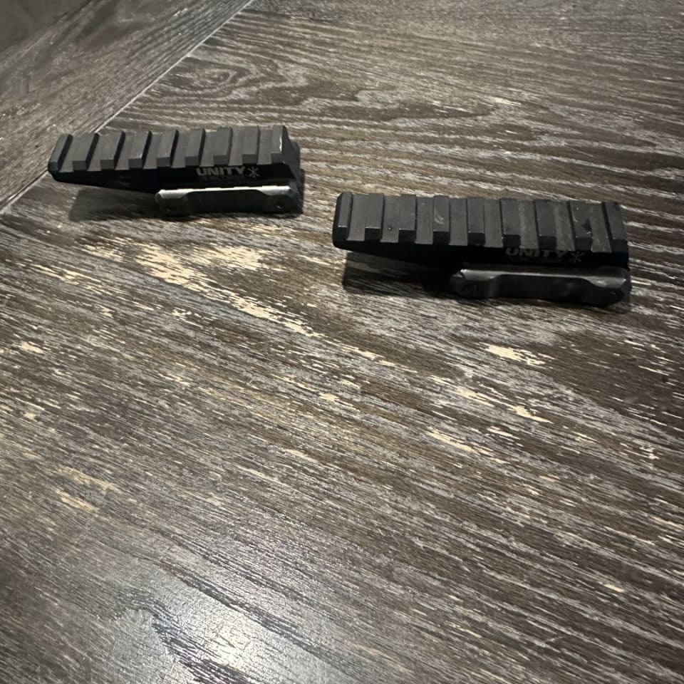 Unity fast optic riser Black | Tacswap