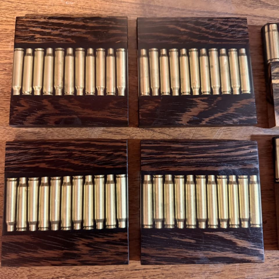 Epoxy Bullet Coasters | Tacswap