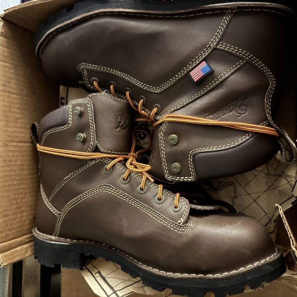 Image 1 - New Danner 6” Quarry USA boots