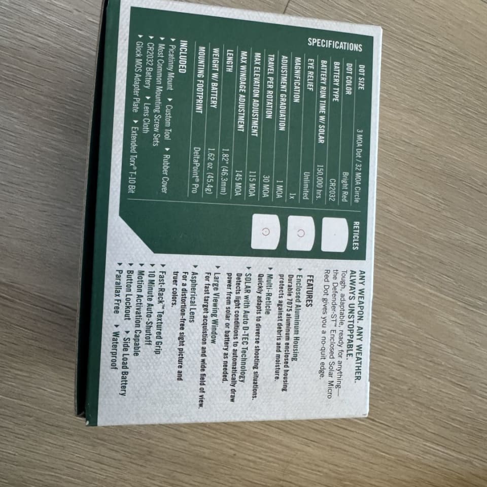 Image 2 - Vortex Defender ST Enclosed 