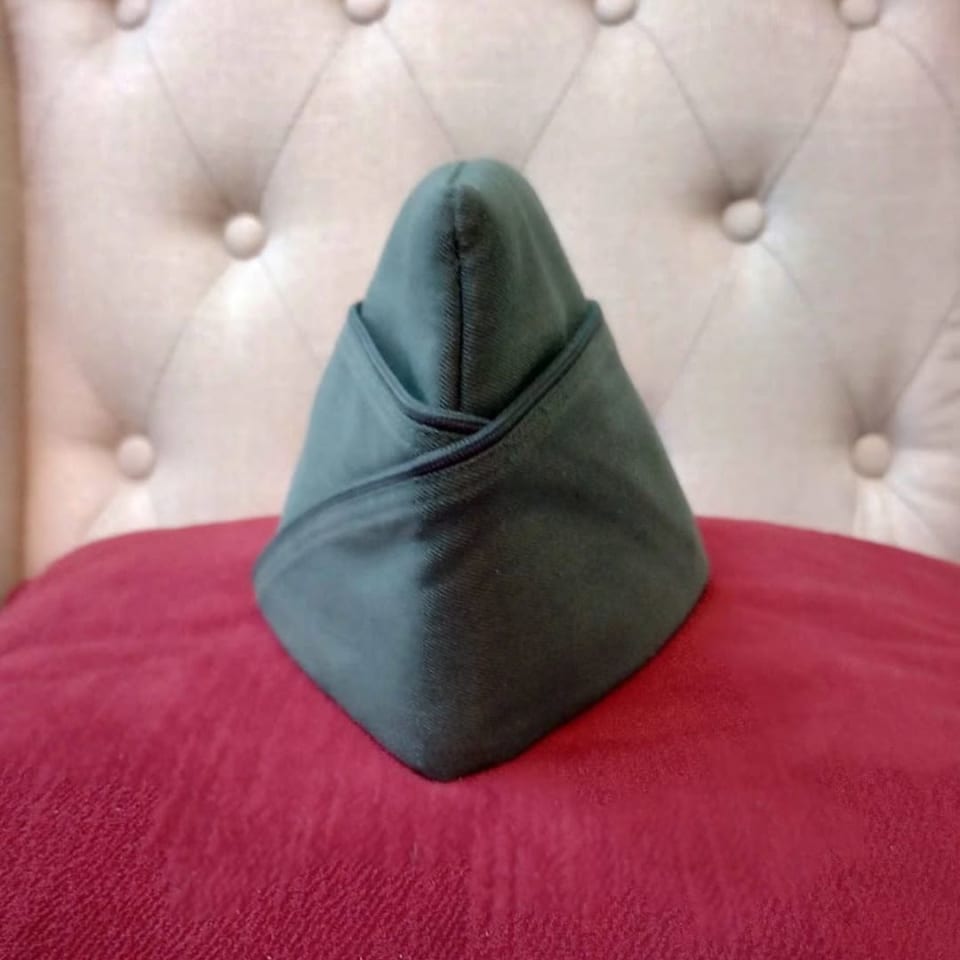 Image 1 - 80s US Army Green Garrison Cap