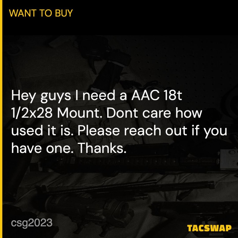 Image 1 - AAC 18t 1/2x28 Mount