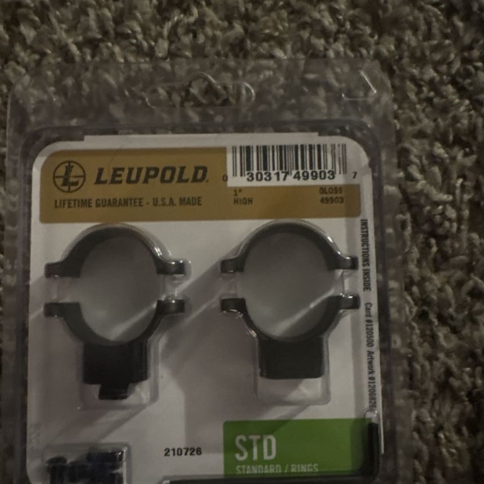 Image 2 - Leupold 1in rings