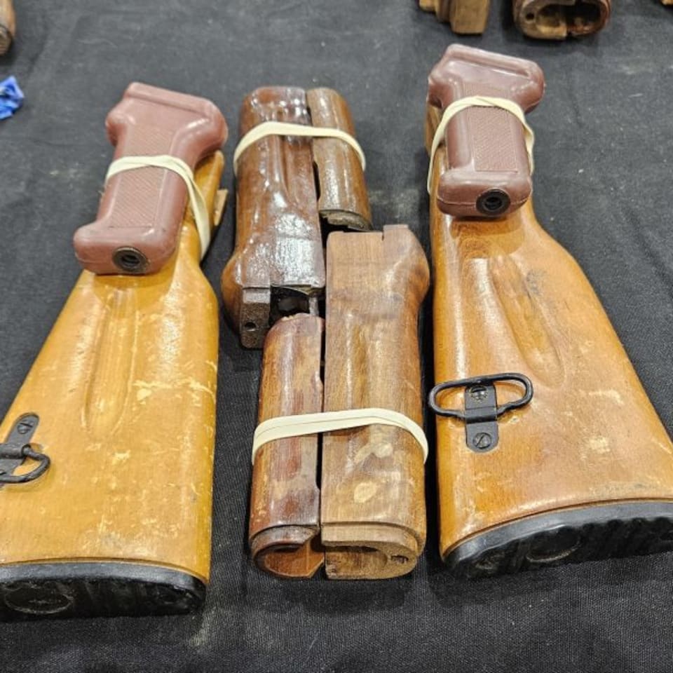 Image 1 - Bulgarian AK74 stocks