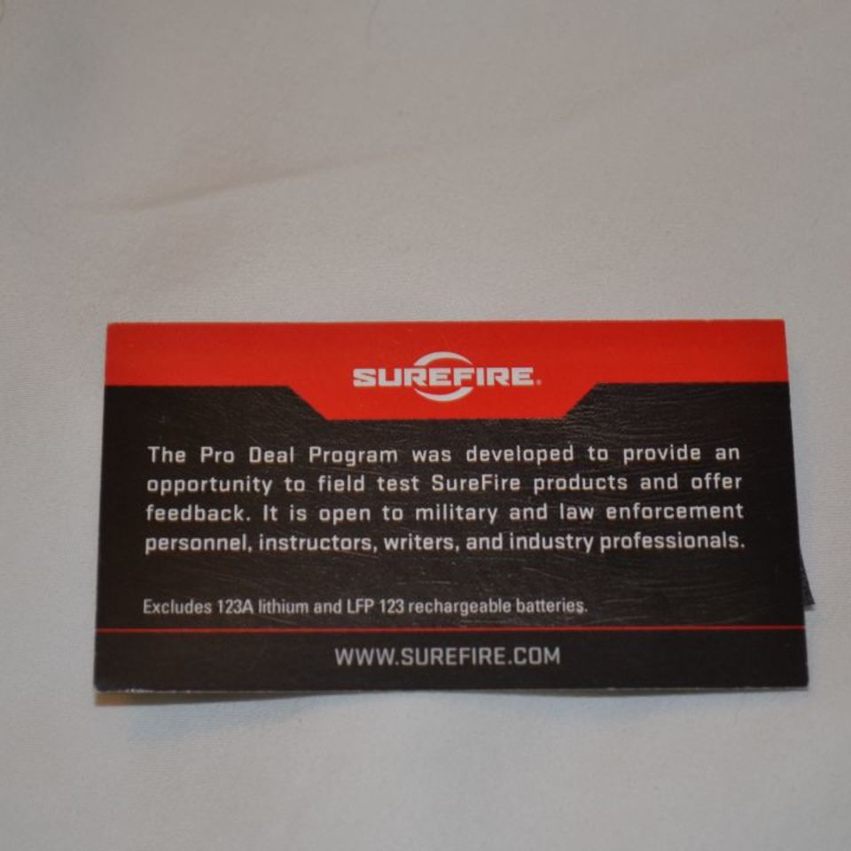 Image 2 - Surefire 40% off discount card