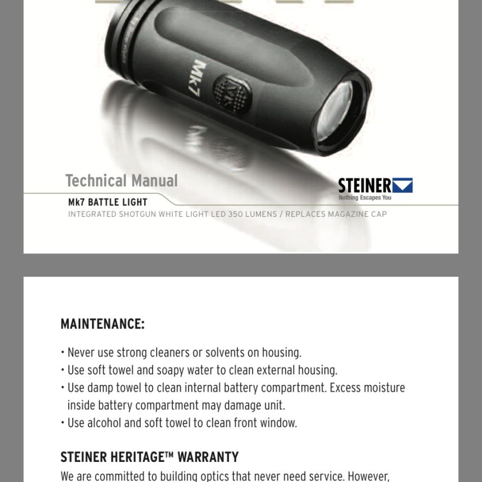 Image 3 - *REDUCED* Steiner MK-7 Light