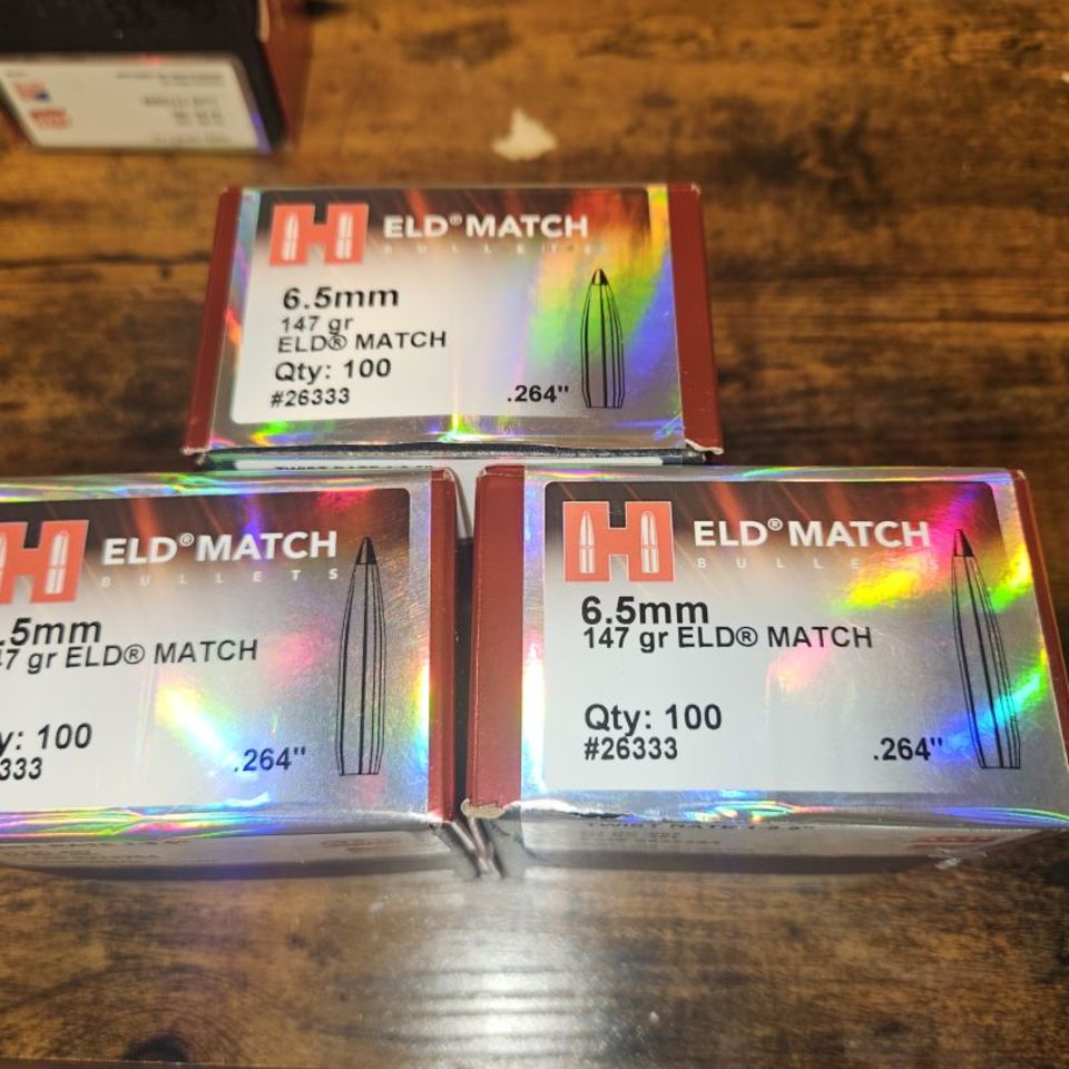 Image 1 - Hornady 6.5mm ELD match 147gr.