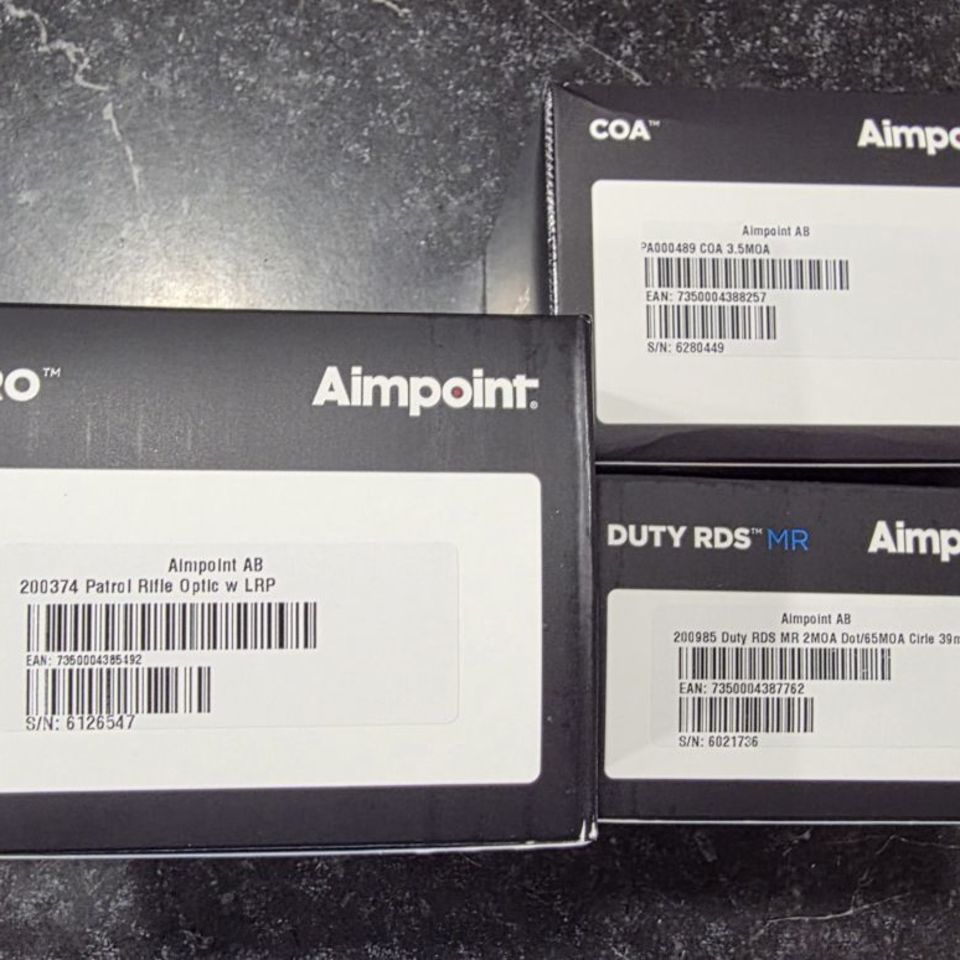 Image 1 - Aimpoint COA, Duty MRS, & Pro