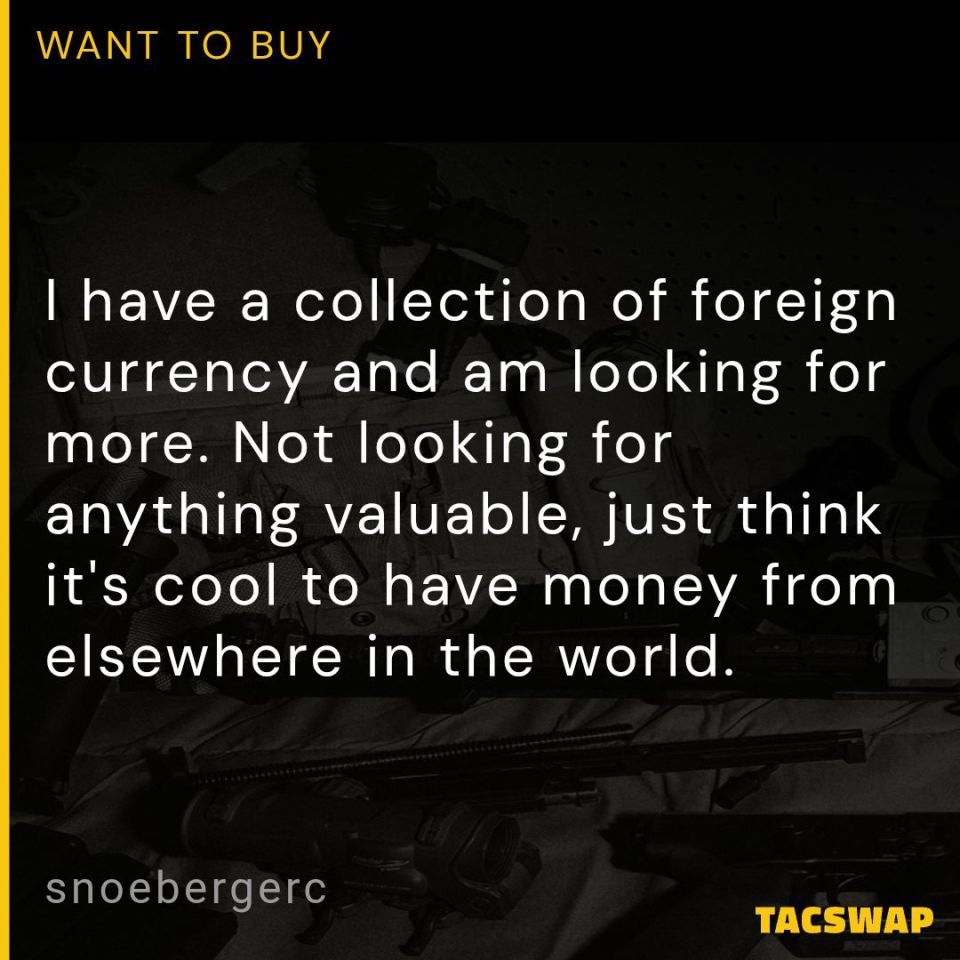 Image 1 - Foreign money?