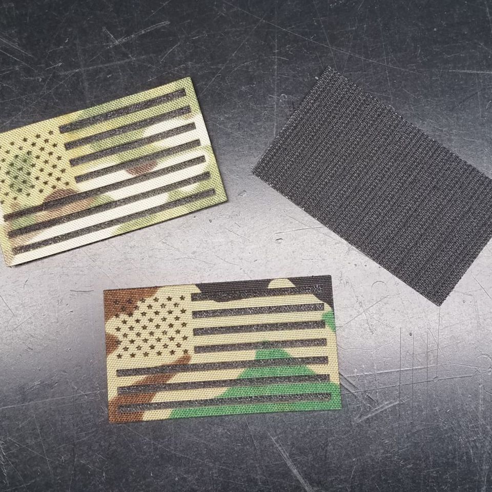 Image 3 - IR Flag Patch Non-Reflective