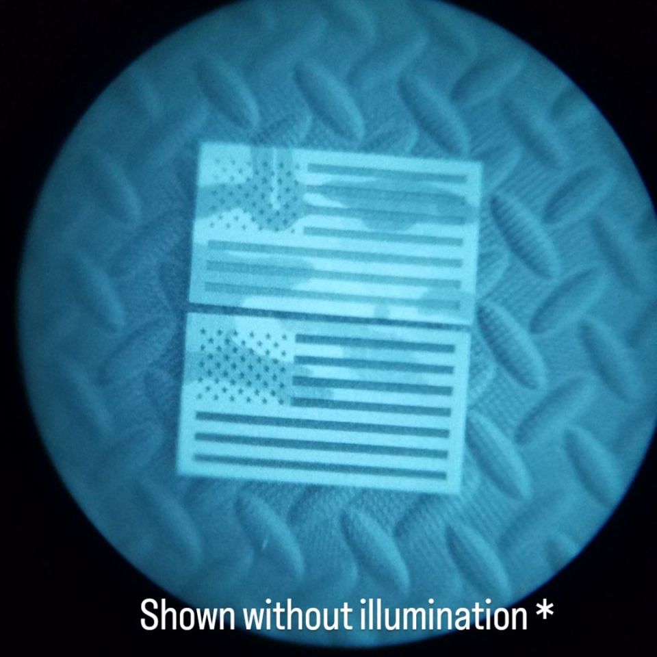 Image 2 - IR Flag Patch Non-Reflective