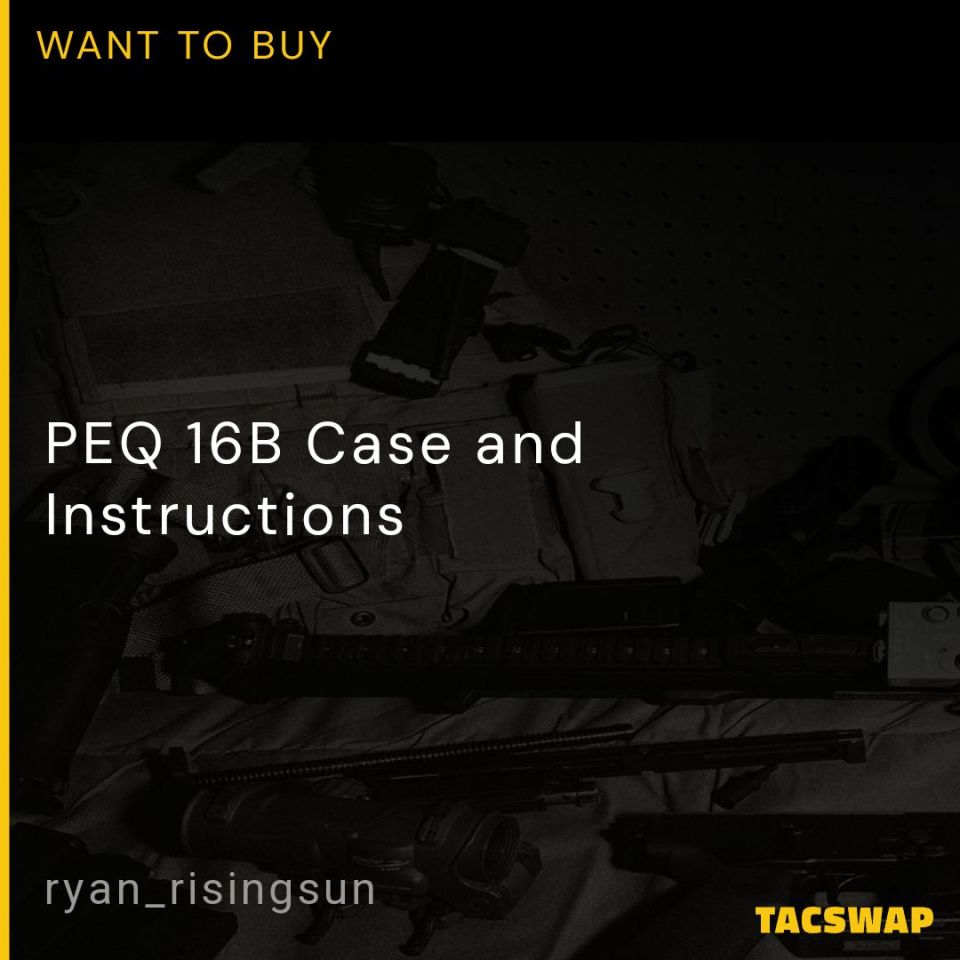 Image 1 - PEQ 16B Case and Instructions