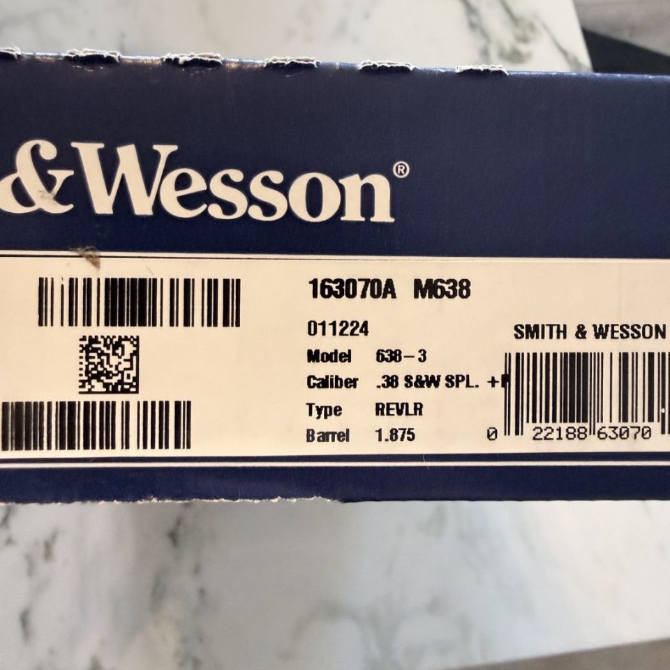 Image 5 - S&W 638-3 Jframe