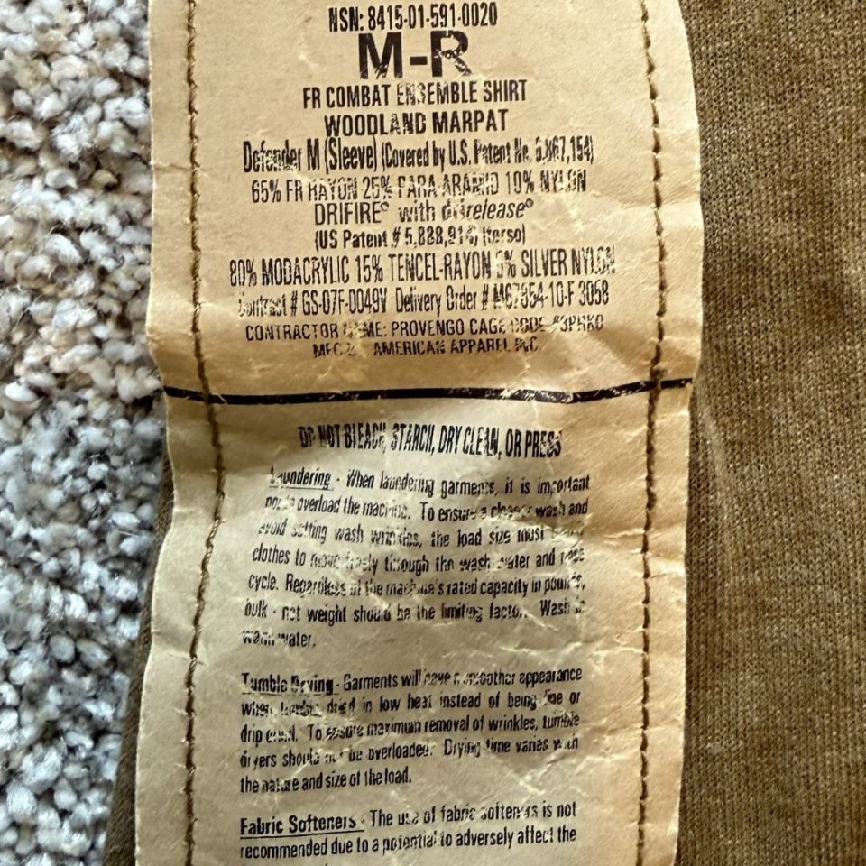 Image 2 - USMC Marpat Woodland Frog MR