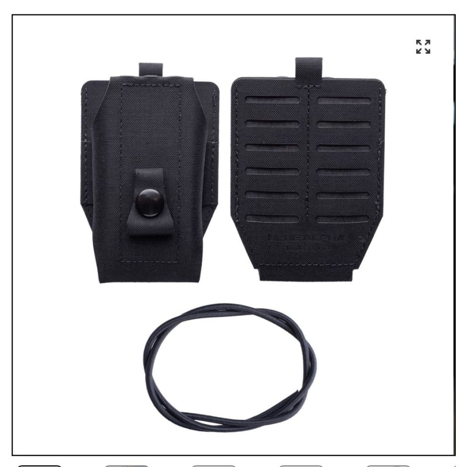 Image 2 - Blue Alpha Gear APX RadioPouch