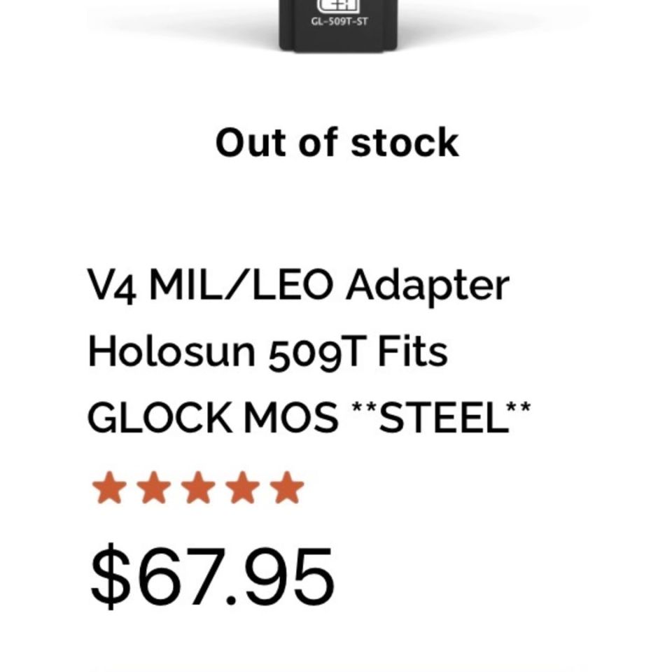 Image 3 - CHPWS Glock 509T Plate 