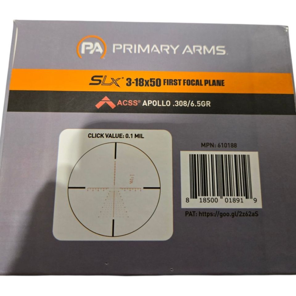 Image 3 - PA SLx 3x18,  .308/6.5gr bdc