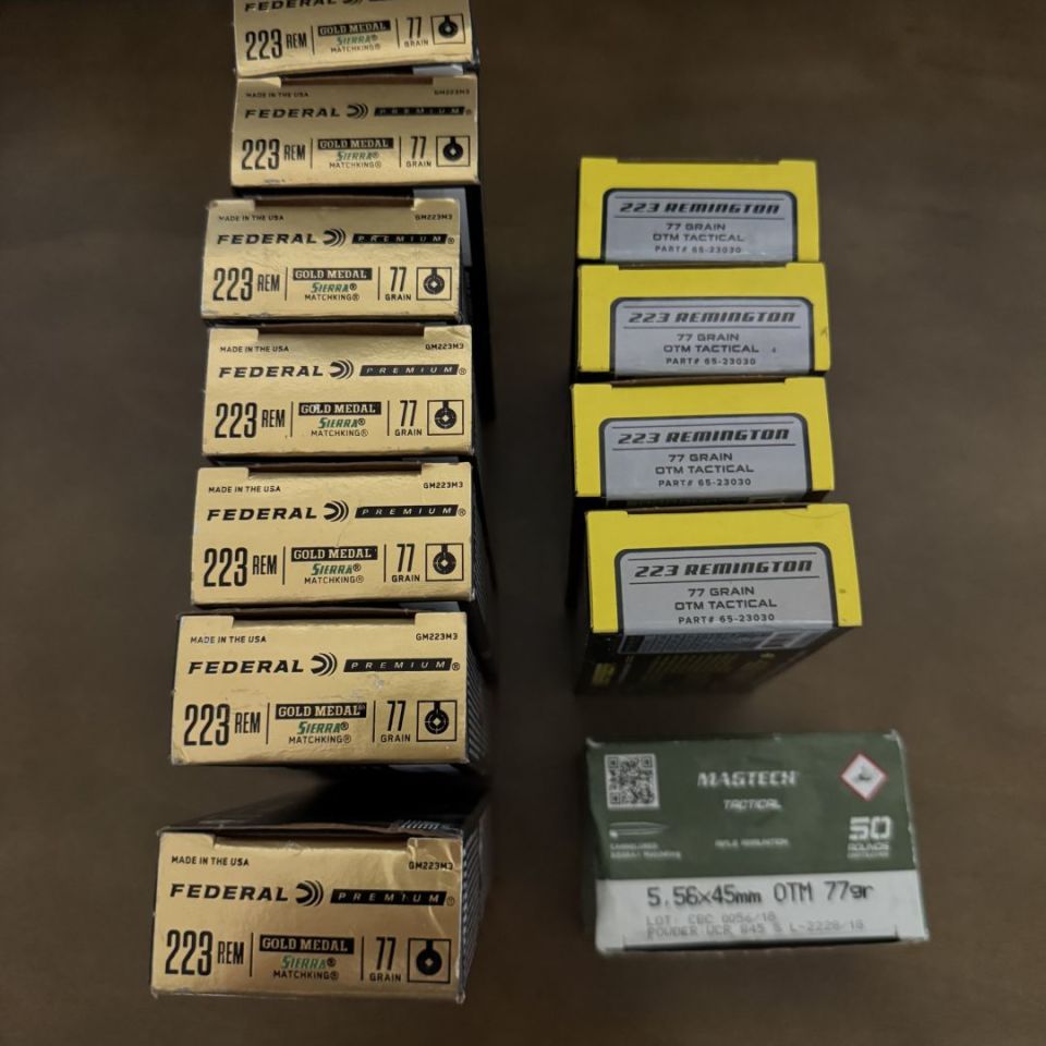 Image 2 - 77gr .223 (federal and Berger)