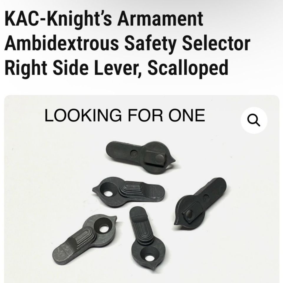 Image 1 - KAC Scalloped Safety Lever
