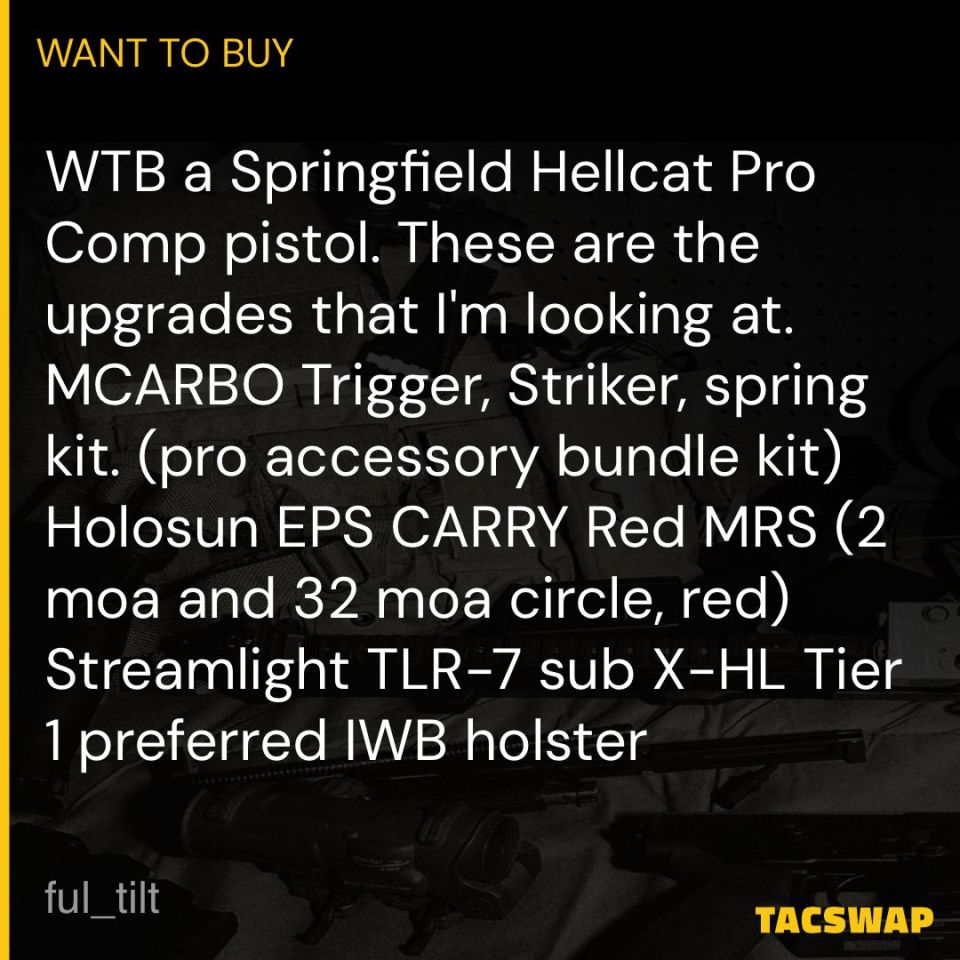 Image 1 - Springfield Hellcat pro comp