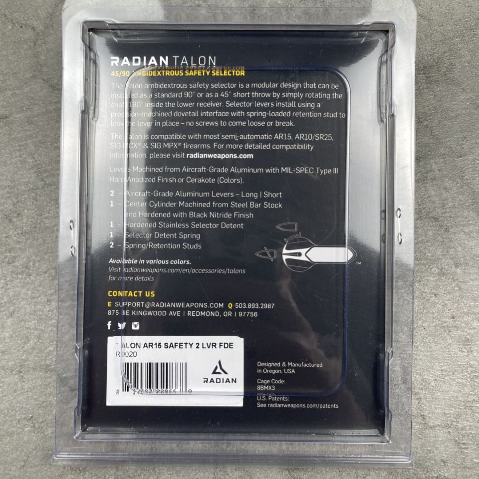 Image 2 - NIB FDE Radian Talons 